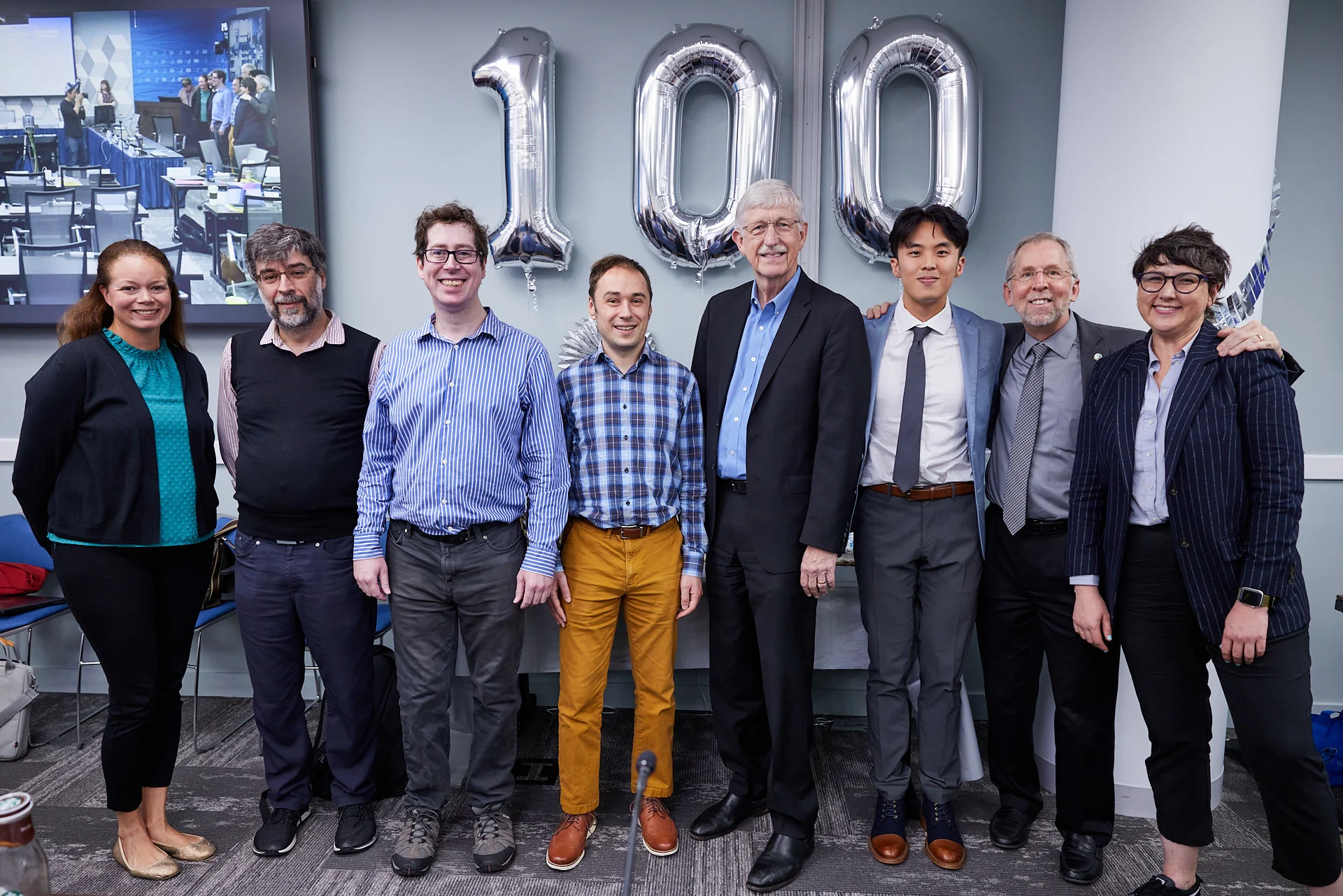 Group photograph after the research talk at the 100th NACHGR meeting